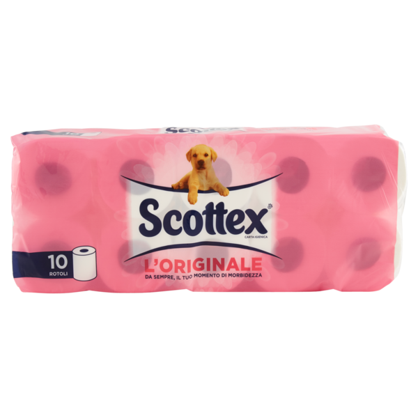SCOTTEX CARTA IGIENICA CLASSICA 10 PZ