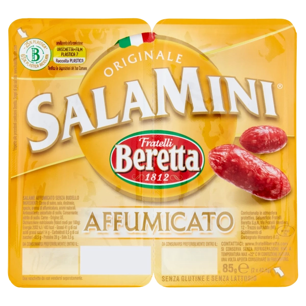 SALAMINI BERETTA AFFUMICATO 85 G