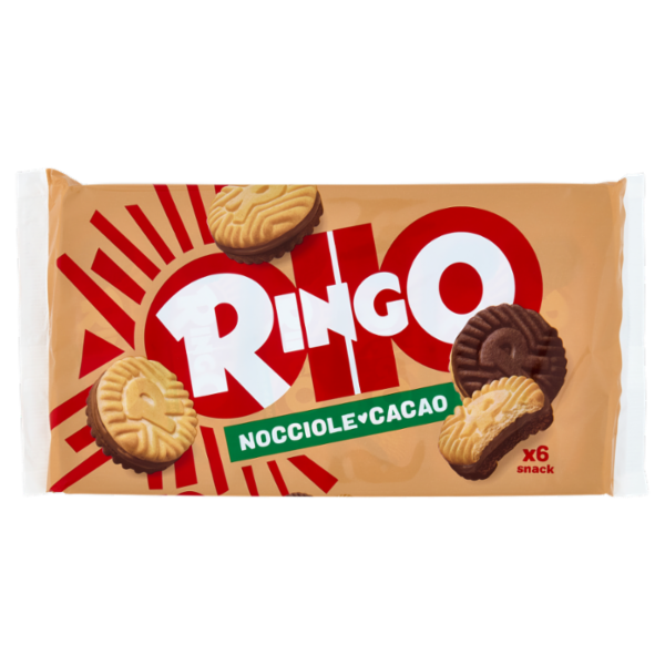 PAVESINI RINGO NOCCIOLA MPK X 6 330 GR