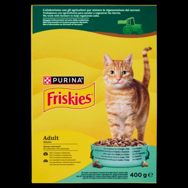 Friskies Crocchette Coniglio Pollo Verdure 400 gr