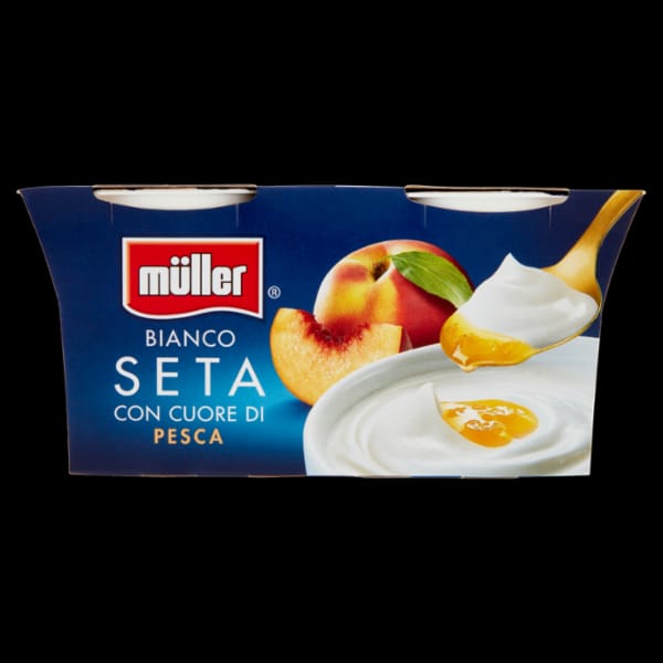 Yogurt Muller Bianco Seta Pesca 2 x 150 g 125 gr