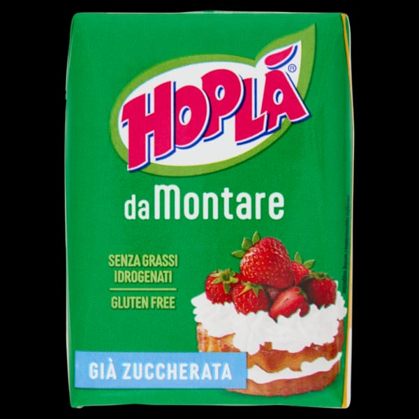 Hopla Panna Vegetale da Montare Gia'Zuccherata 200 ml