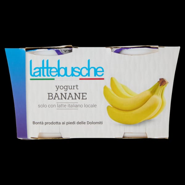 Yogurt Lattebusche Intero Banana gr 125 x 2