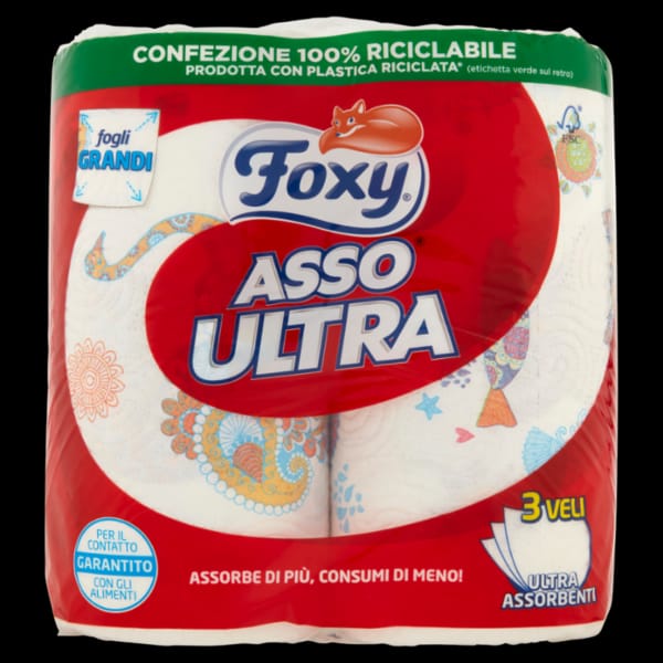 Foxy Asciugatutto Asso Ultra x 2