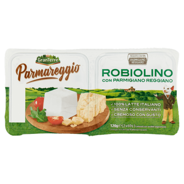 Parmareggio Robiolino con Parmigiano Regg.gr60x2 120 gr