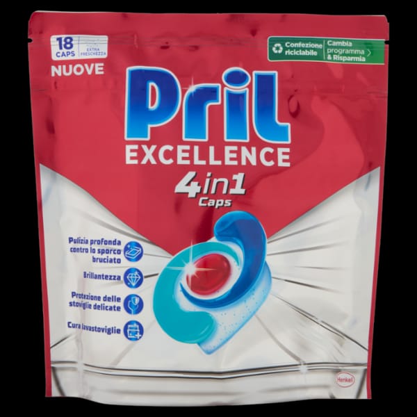 Lavastoviglie Caps Excellence Pril