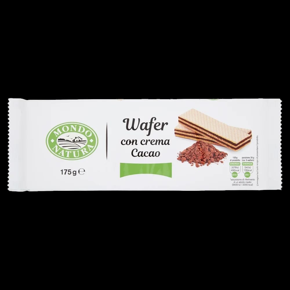 Mondo Natura Wafer Cacao 175 gr