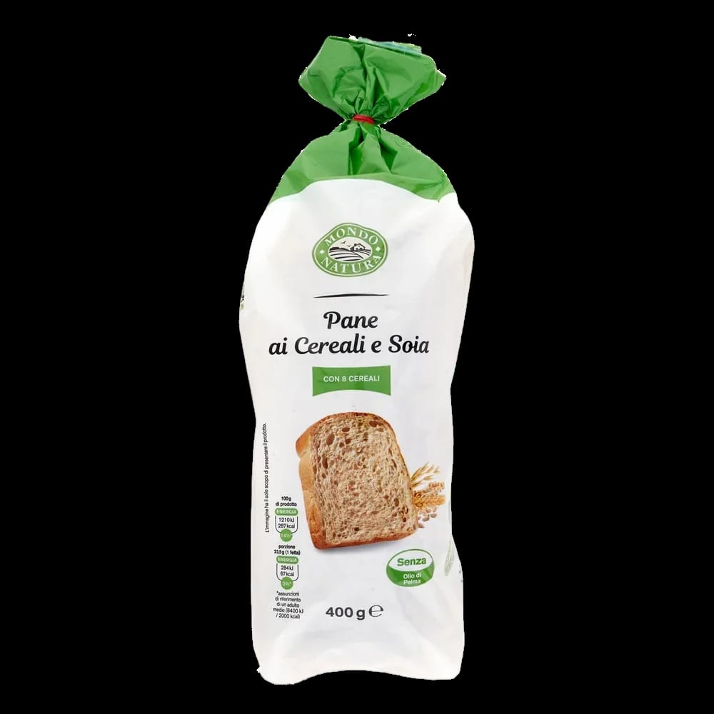 Mondo Natura Pane 8 Cereali Soia 400 gr