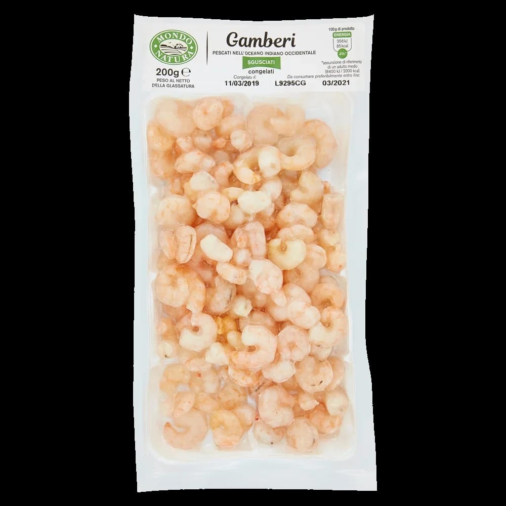 Mondo Natura Gamberi Sgusciati 200 gr