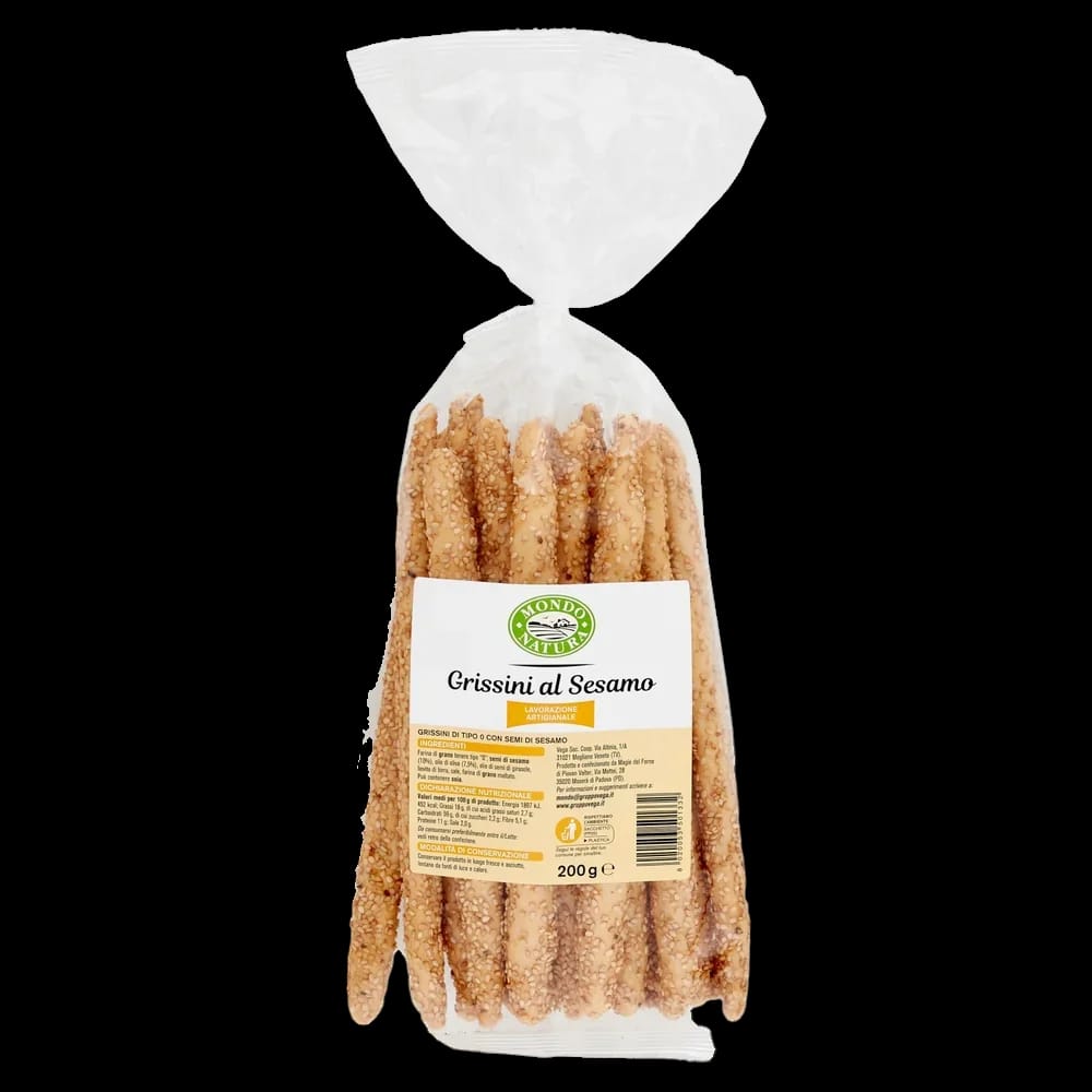 Mondo Natura Grissini Sesamo 200 gr