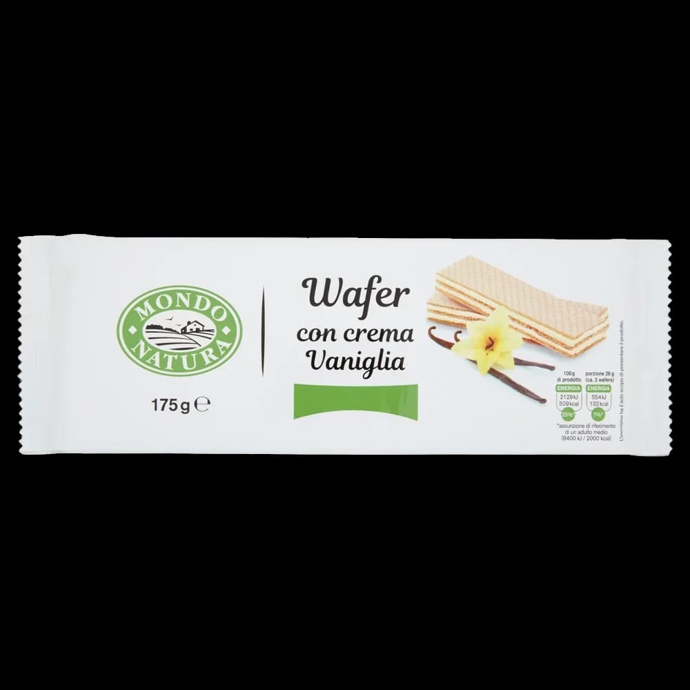 Mondo Natura Wafer Vaniglia 175 gr