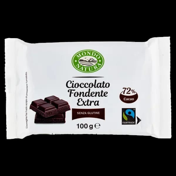 Mondo Natura Tavoletta Extra Fondente 72% 100 gr