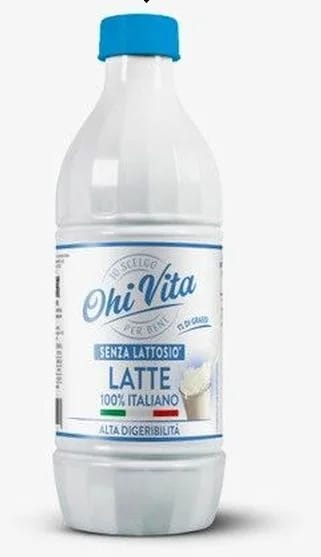Ohi Vita Latte UHT 100% Italiano Senza Lattosio 1000 ml