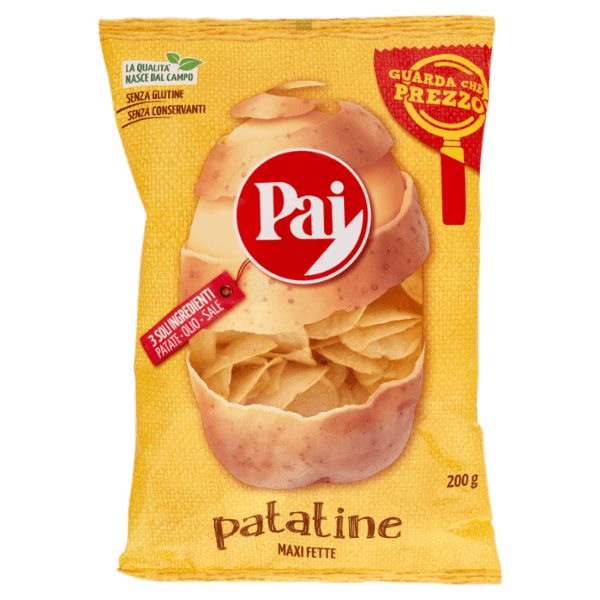 Patatine Pai Chips Trasparenti 200 gr