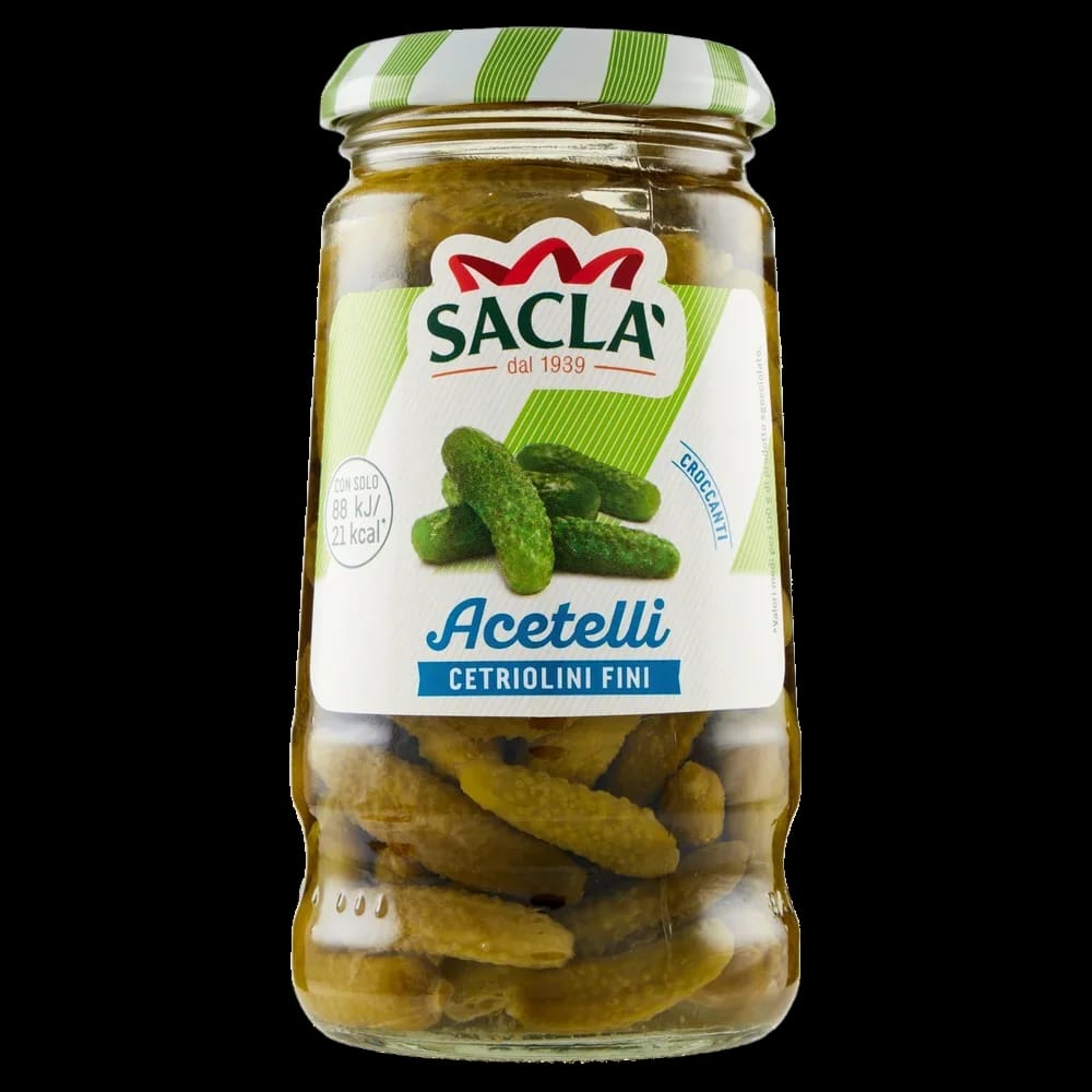 Sacla Cetriolini Fini 300 gr