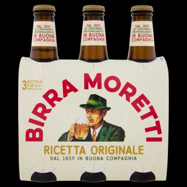 Birra Moretti x 3 Bt ml 990 330 ml