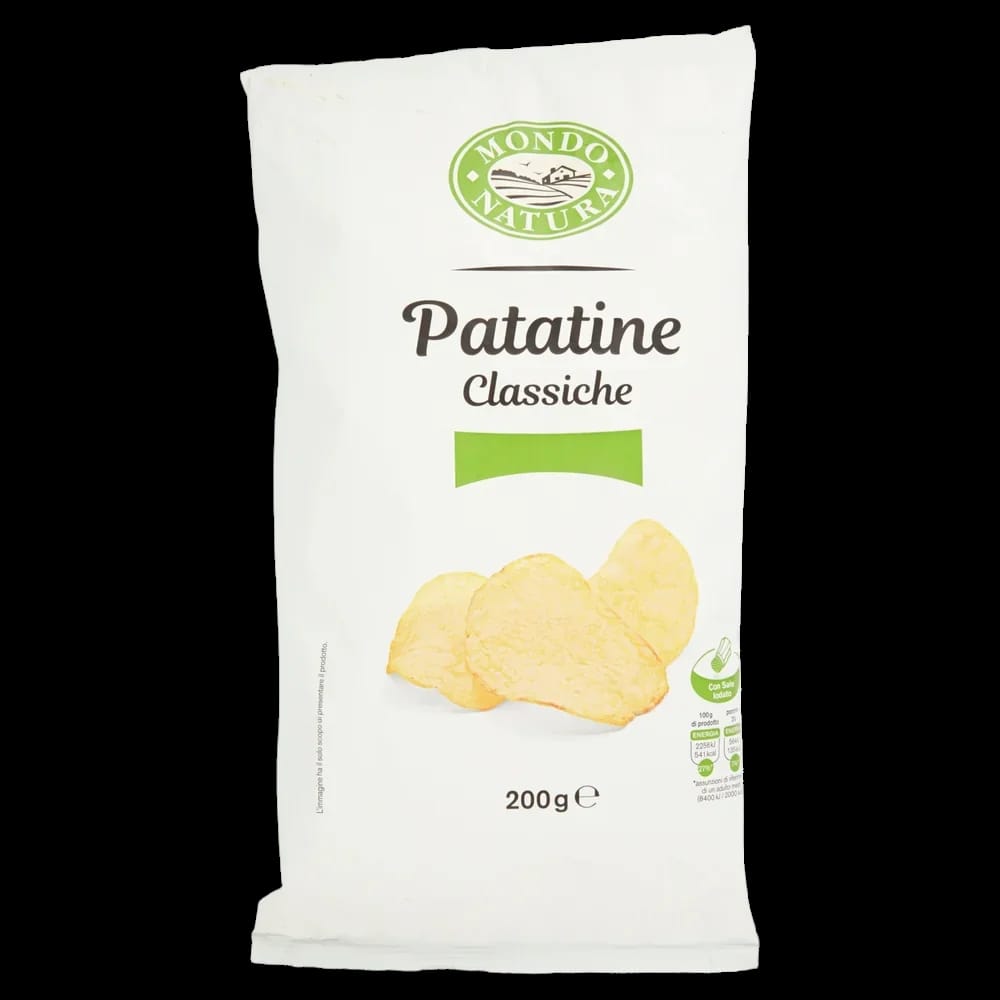 Mondo Natura Patatine Classiche 200 gr
