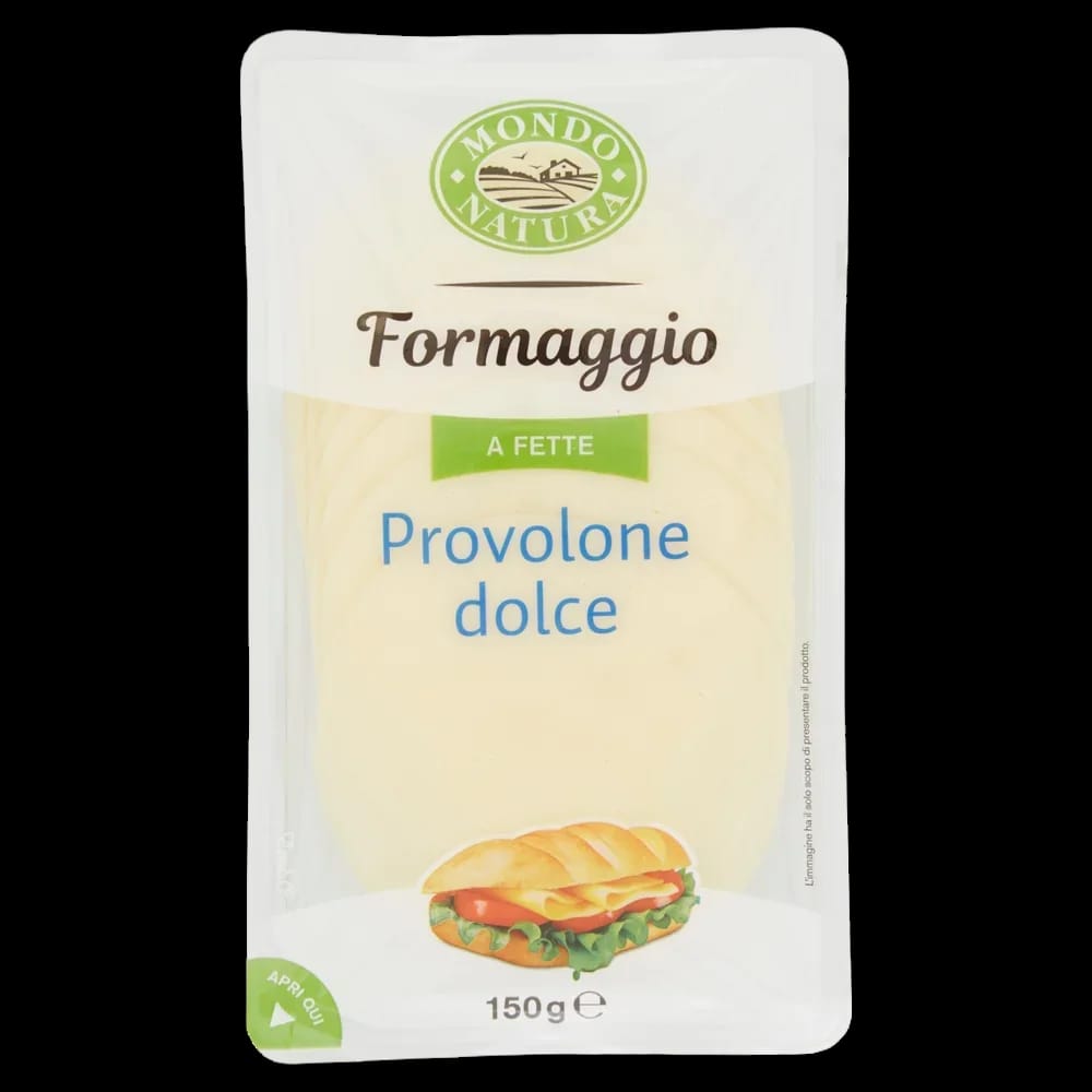 Mondo Natura Formaggio Provolone Dolce Affettato 150 gr