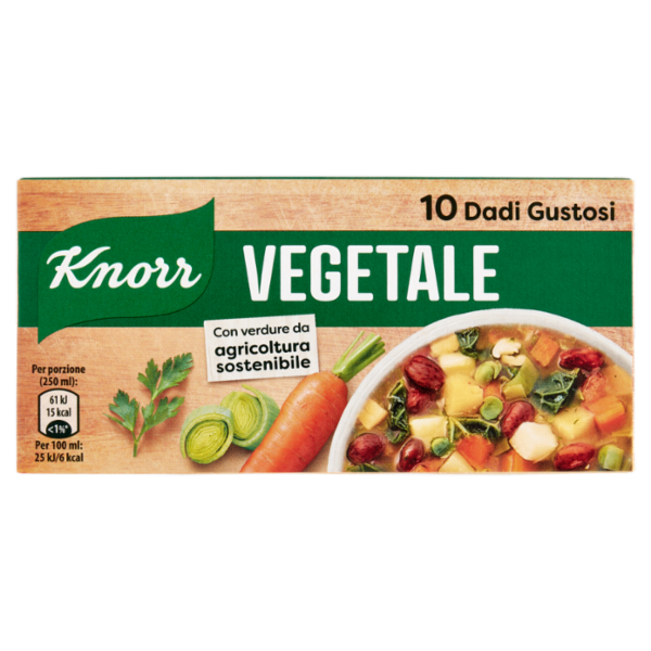 DADI KNORR GUSTO VEGETALE 10 CUBI 100 GR