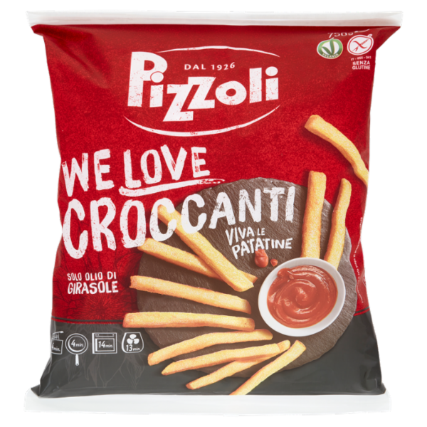 PIZZOLI WE LOVE PATATINE CROCCANTINE 750 GR