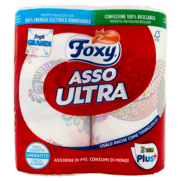 FOXY ASCIUGATUTTO ASSO ULTRA X 2