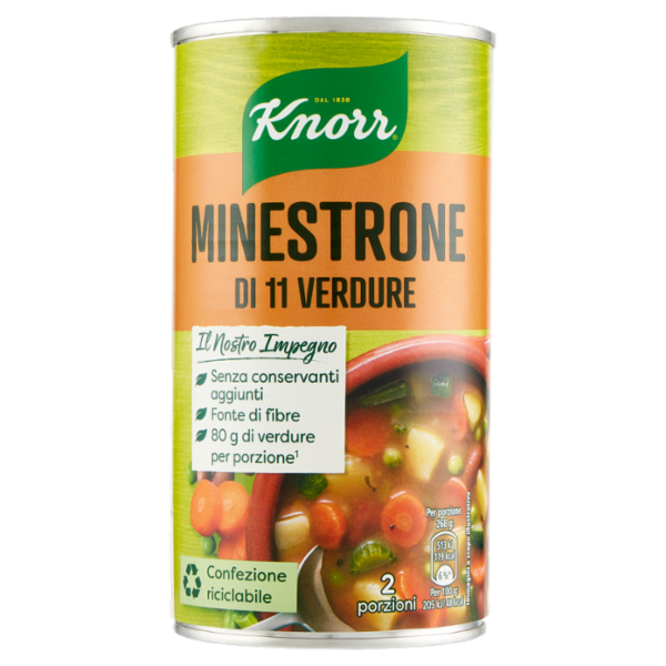 KNORR LATTINA MINESTRONE VERDURA