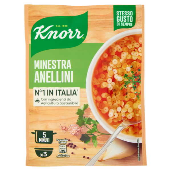 KNORR MINESTRA ANELLINI 83 GR